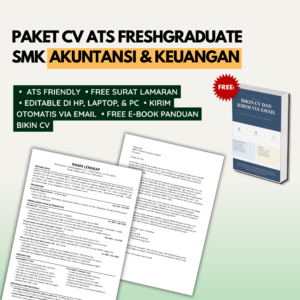 Template CV ATS SMK AKUNTASI DAN KEUANGAN LEMBAGA Freshgraduate