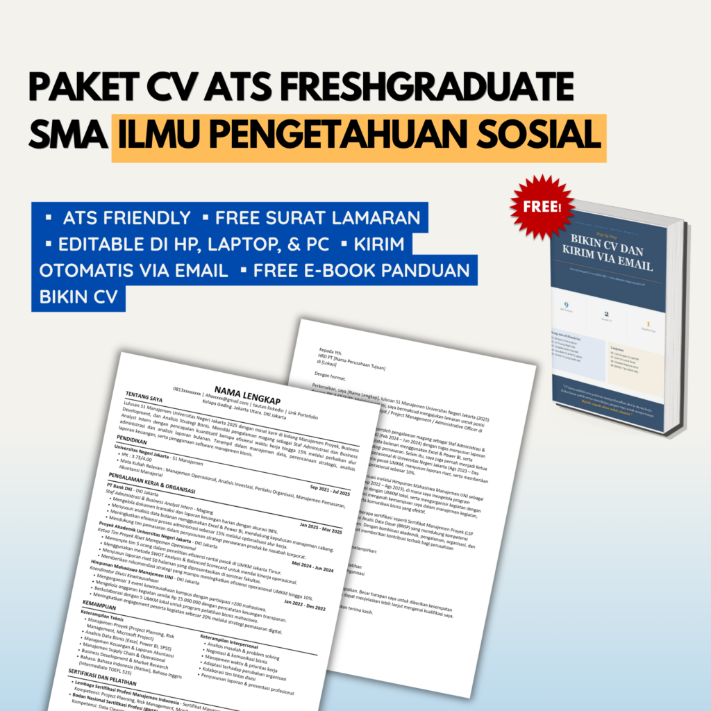Template CV ATS SMA IPS Freshgraduate