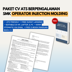 Template CV ATS SMK Pengalaman OPERATOR INJECTION MOLDING