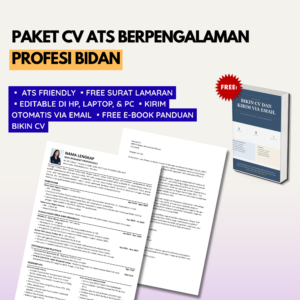 Template CV ATS PROFESI BIDAN Freshgraduate