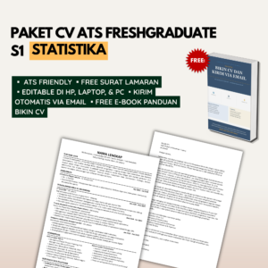 Template CV ATS Frehgraduate S1 STATISTIKA