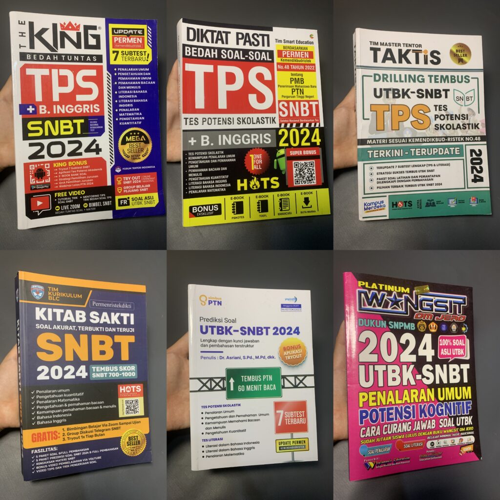 PRELOVED BUKU SNBT ALL VERSION WANGSIT, PATEN, THEKING
